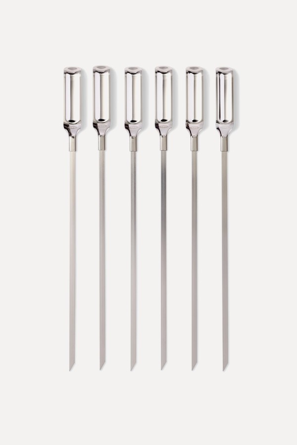 Set Of 6 Good Grips Stainless Steel BBQ Skewers from OXO