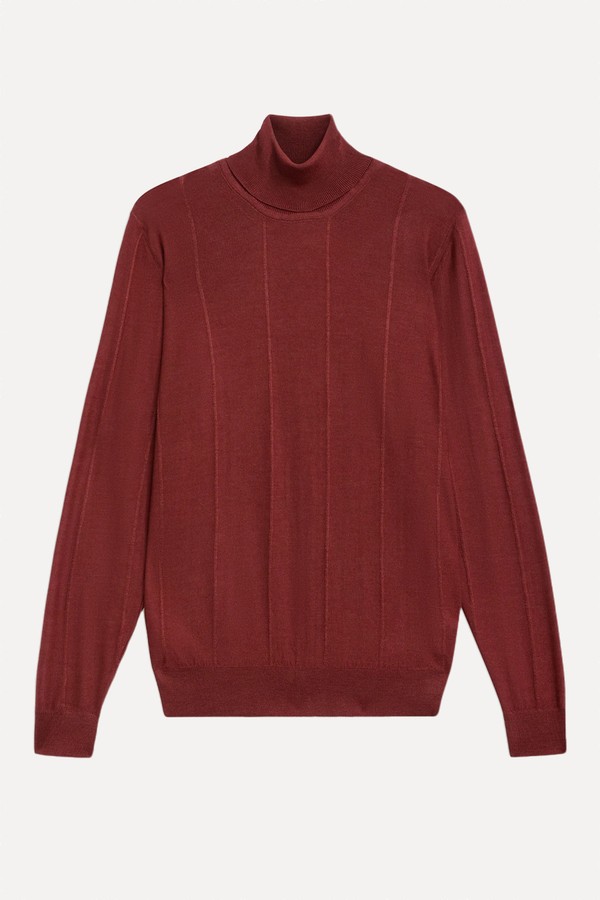 Wool & Silk Regular Fit Turtleneck from Pal Zileri