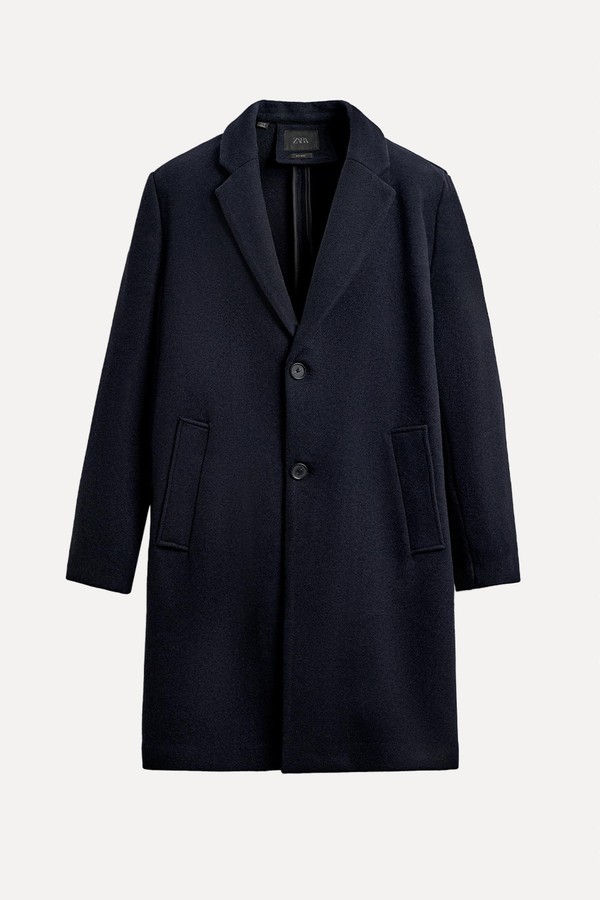Regular Fit Wool Coat