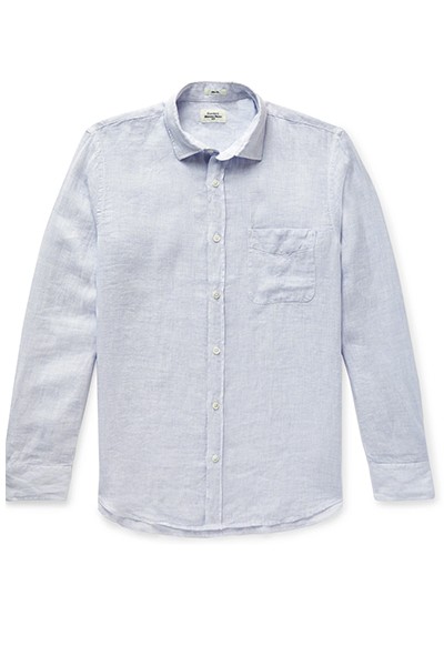 Slim fit Pinstripe Linen Shirt from Hartford