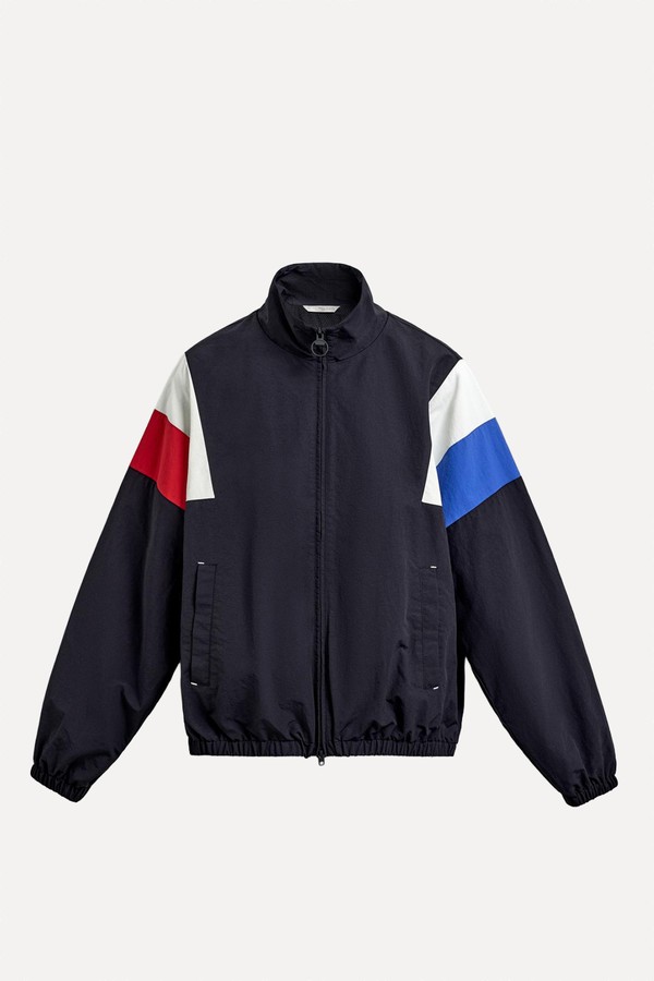 Retro Colour Block Technical Jacket