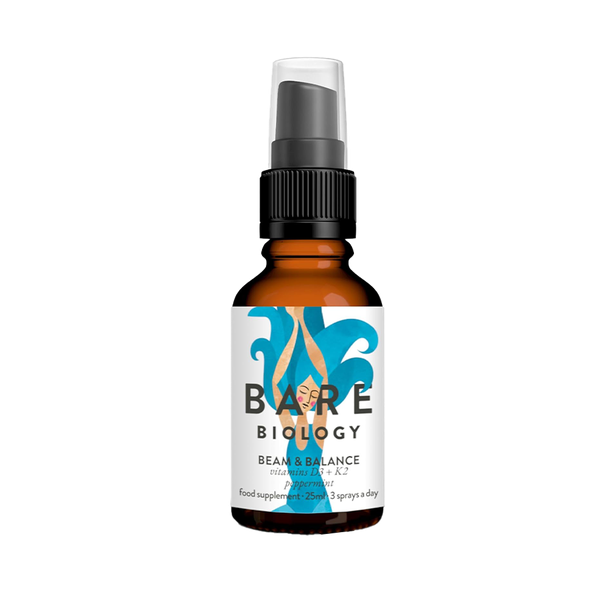 Beam & Balance Vitamin D3 K2 Peppermint Vegan Spray from Bare Biology