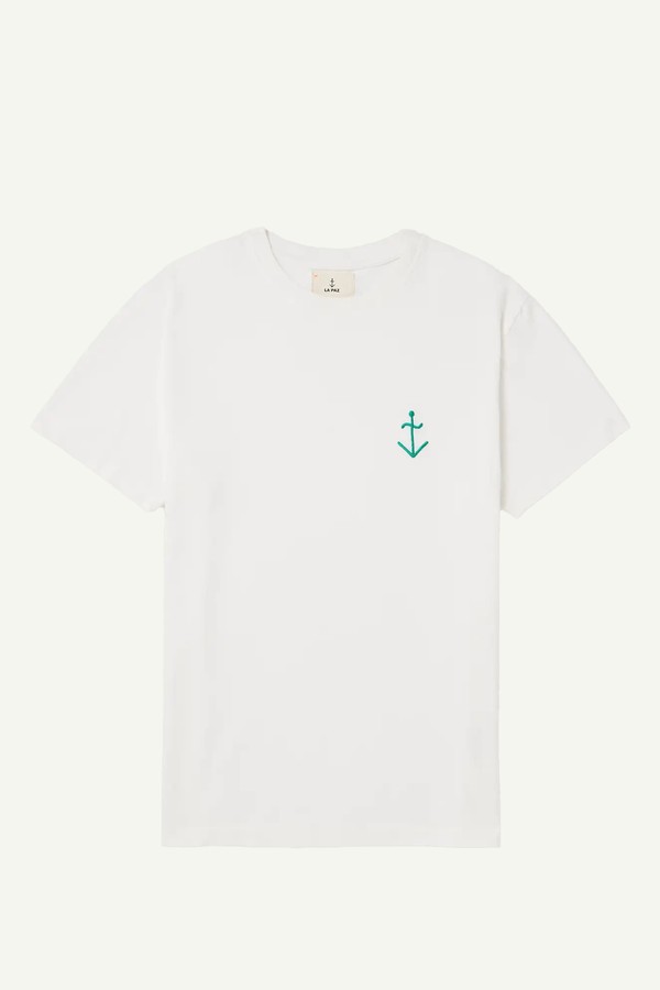 Slim-Fit Logo-Emboidered Cotton-Piqué T-Shirt from LA PAZ