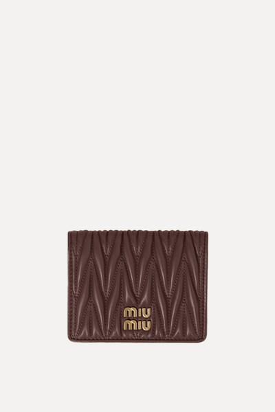 Matelassé Nappa Leather Wallet from Miu Miu