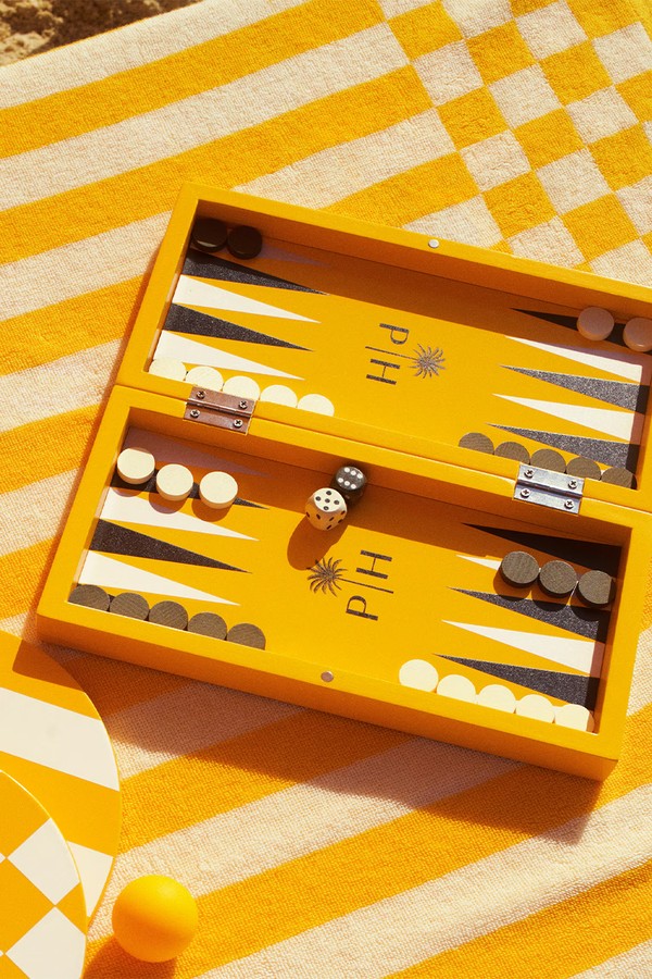 Wooden Backgammon Set from Palm Heights x H&M Home