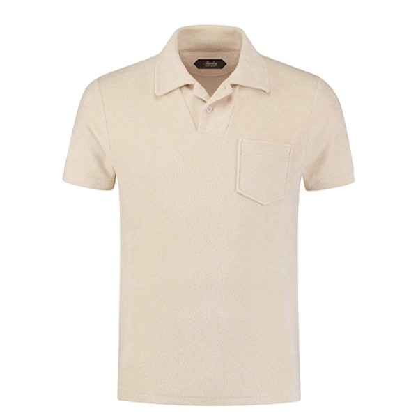 Shell Terry Towelling Polo Shirt