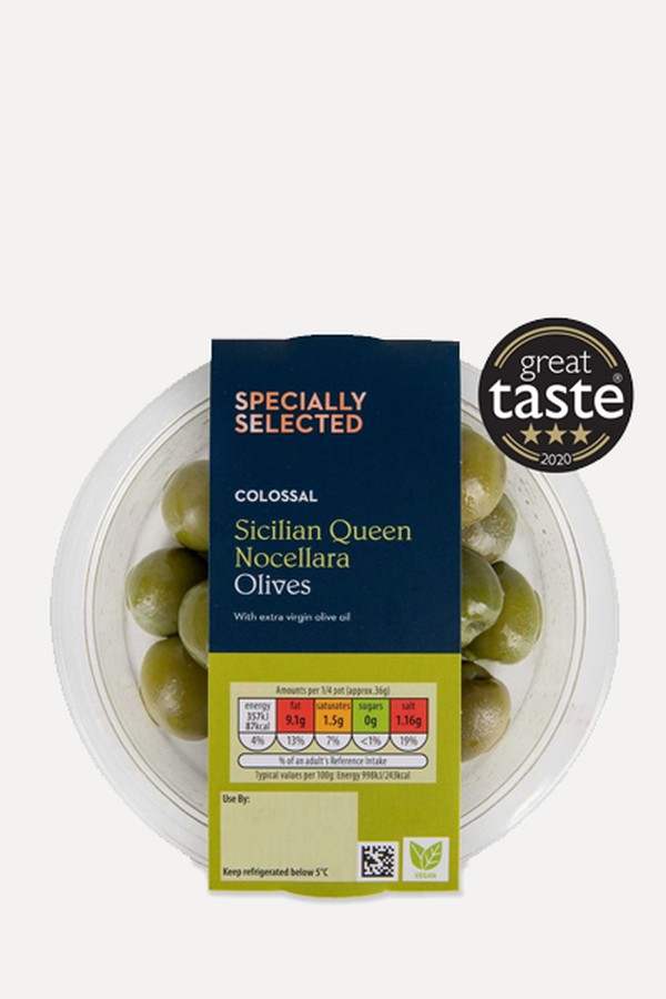 Colossal Sicilian Queen Nocellara Olives  from Specially Selected
