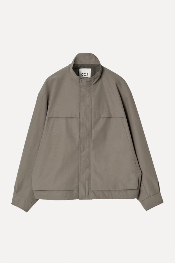 Twill Utility Bomber Jacket from COS