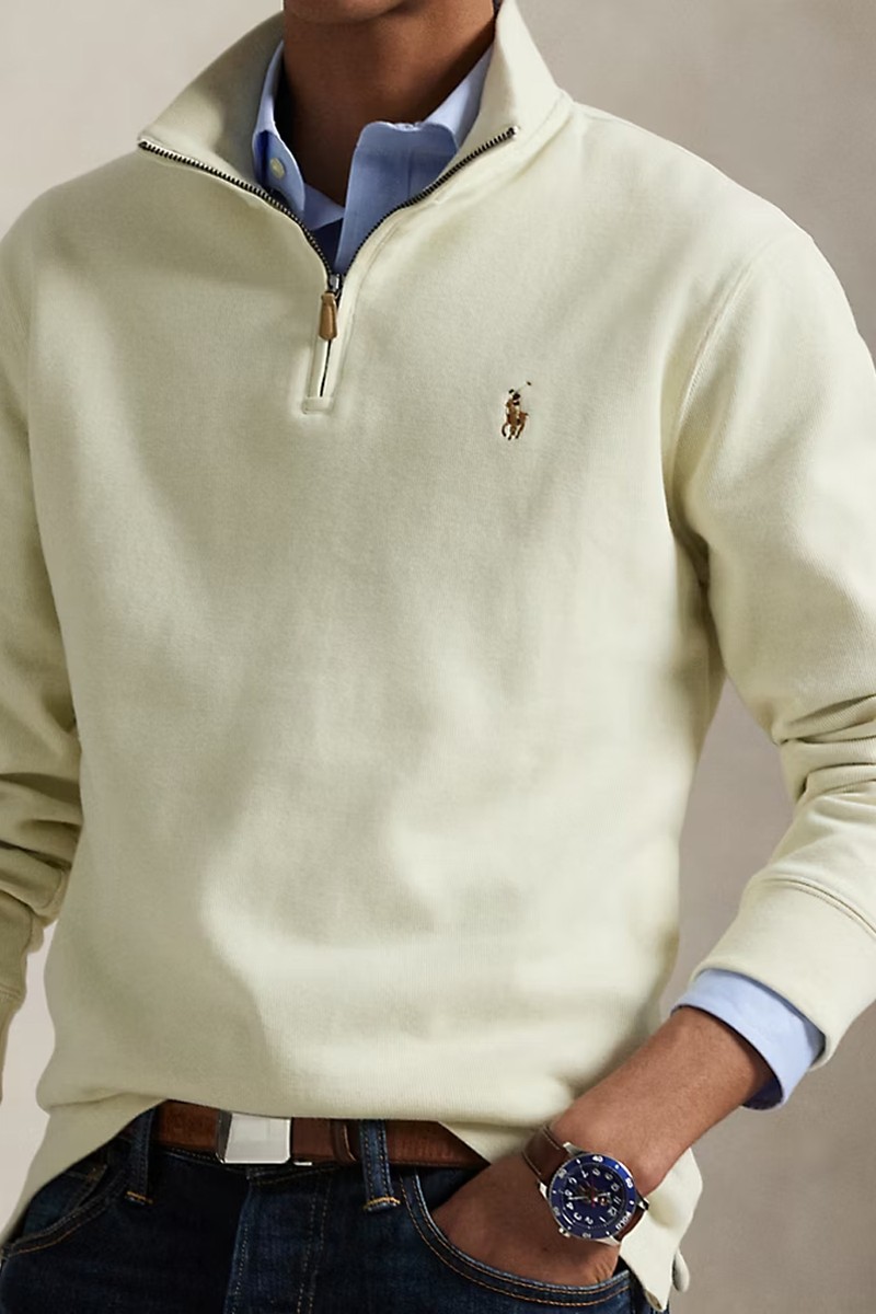 Estate-Rib Quarter-Zip Pullover