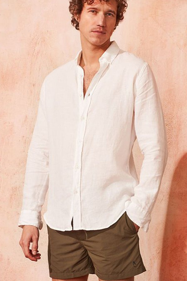 Ecru Linen Shirt from Apneé