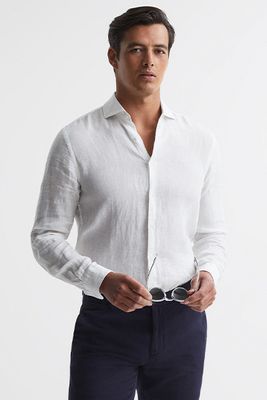 Ruban Linen Regular Fit Shirt from Reiss