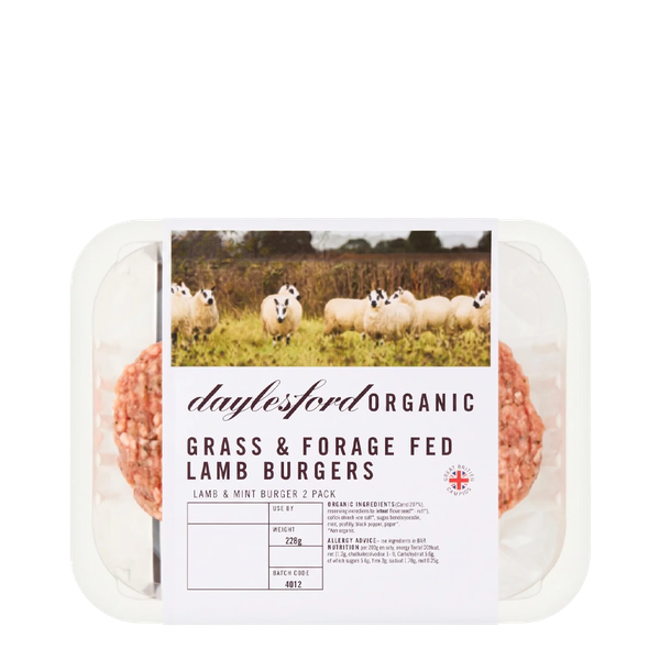 Lamb & Mint Burgers from Daylesford Organic