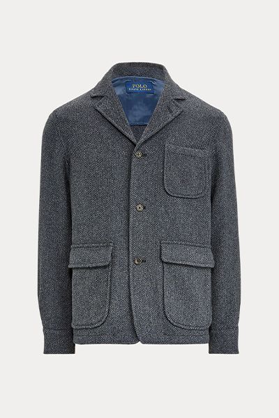 Herringbone Tweed Sport Coat