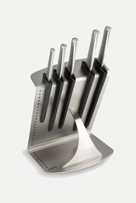 Stainless-Steel Knife Block Set from Global Store