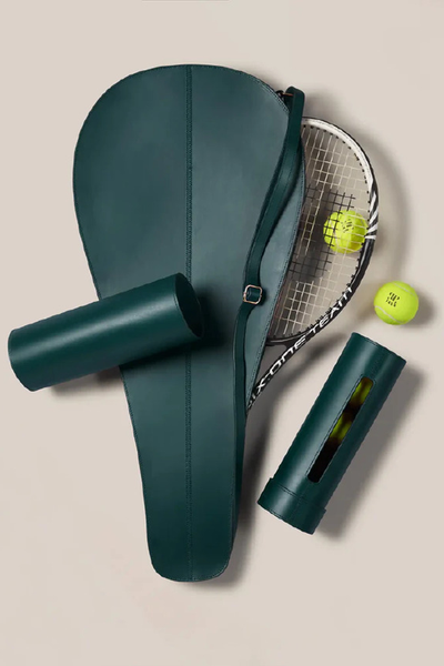 Leather Tennis Racket Cover, £495 | Paradise Row