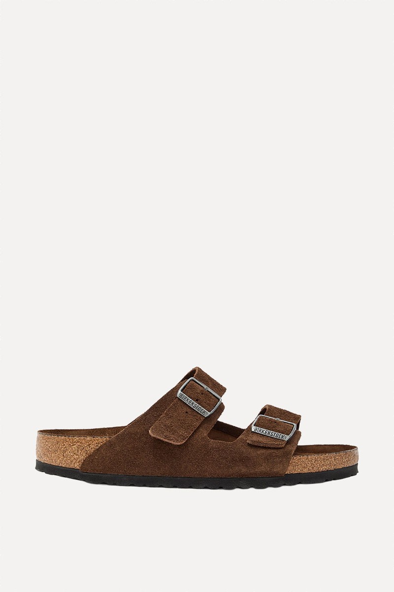 Arizona Brushed Suede Sliders from Birkenstock