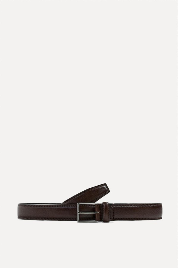 Leather Dress Belt from Zara