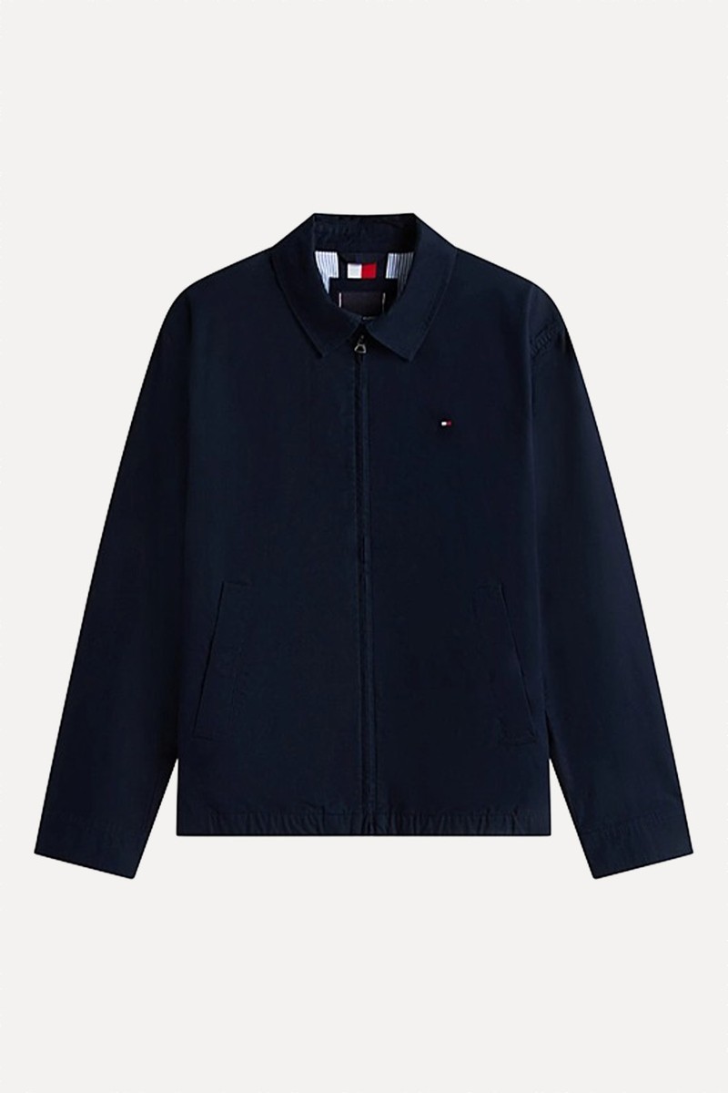 Lightweight Flag Embroidery Zip-Thru Ivy Jacket
